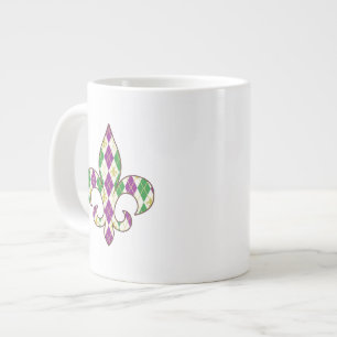 Mardi Gras Argyle Speciality Mug