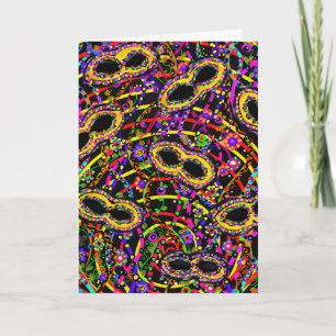 Mardi Gras Art Card