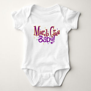 Mardi Gras Baby Baby Bodysuit