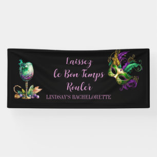 Mardi Gras Bachelorette Party Banner