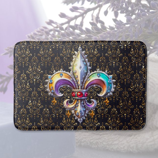 Mardi Gras Bath Mat (Creator Uploaded)