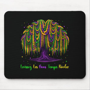 Mardi Gras Bead Tree Carnival New Orleans For Wome Mouse Pad