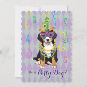 Mardi Gras Berner Invitation