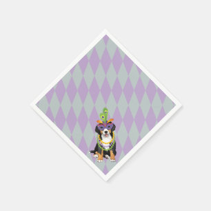 Mardi Gras Berner Napkin