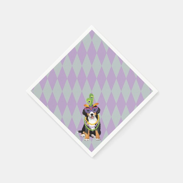Mardi Gras Berner Napkin (Corner)
