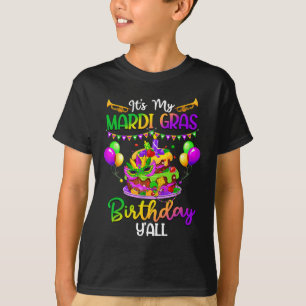 Mardi Gras Birthday Shirt It's My Mardi Gras Birth