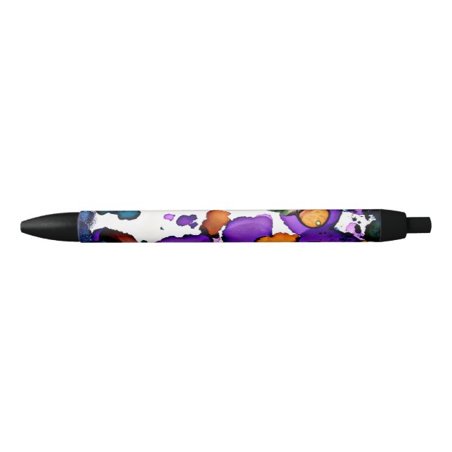 Mardi Gras Black Ink Pen (Front)