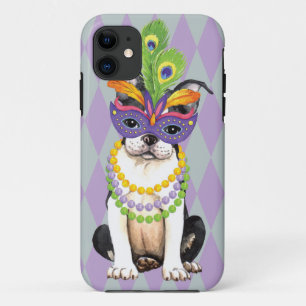 Mardi Gras Boston Terrier Case-Mate iPhone Case