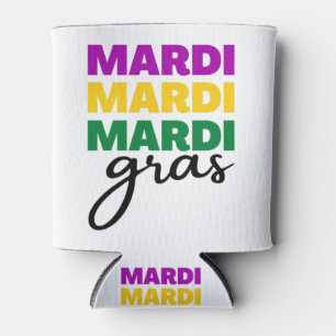 Mardi Gras Can Cooler