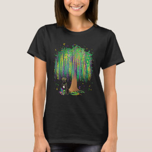 Mardi Gras Cane Corso Bead Tree Bourbon Street T-Shirt