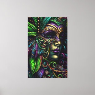 Mardi Gras Canvas Print