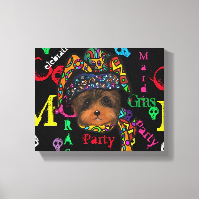 Mardi GRAS    Canvas Print (Front)
