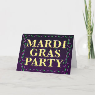 Mardi Gras Card