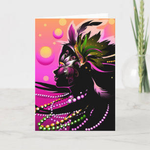 Mardi Gras Card