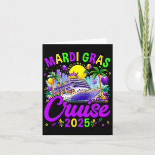 Mardi Gras Carnival Cruise 2025 Family Cruising Card