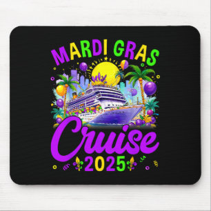 Mardi Gras Carnival Cruise 2025 Family Cruising Mouse Pad