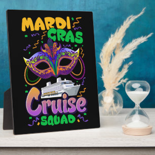 Mardi Gras Carnival Cruise Vacation Travel Plaque