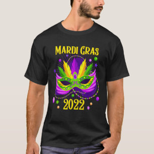 Mardi Gras Carnival Masquerade Fat Tuesday In New  T-Shirt
