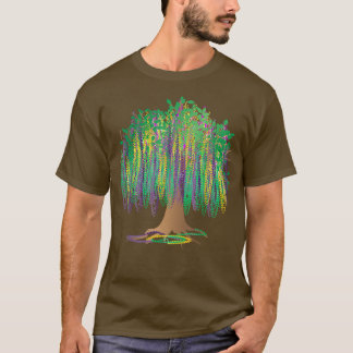 Mardi Gras Carnival Meican Graphic BeadTree Bourbo T-Shirt