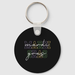 Mardi Gras Carnival New Orleans For Women  Key Ring