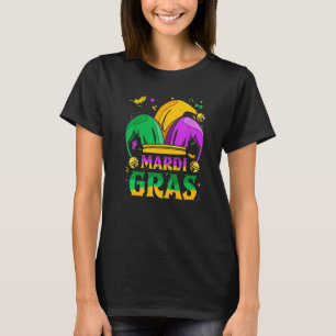 Mardi Gras Carnival Party Festival Jester Funny Me T-Shirt