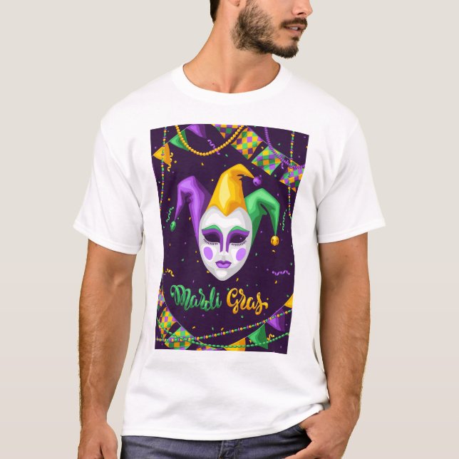 Mardi Gras Carnival T-Shirt (Front)