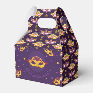Mardi Gras Carnival Thank you  Favour Box
