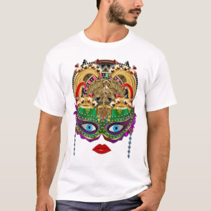 Mardi Gras Casino Queen 2 Plse View Artist Comment T-Shirt