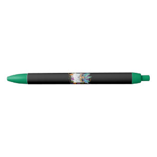 Mardi Gras Cat, Funny Mardi Gras Black Ink Pen