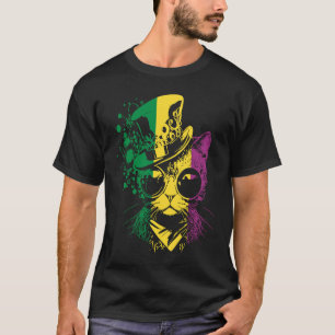 Mardi Gras Cat T-Shirt
