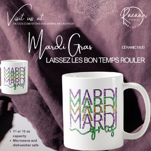 Mardi Gras Ceramic Mug