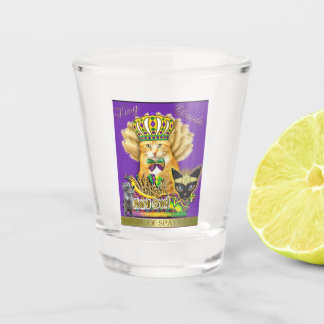 Mardi Gras Claude Shot Glass