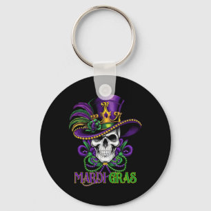 Mardi Gras Costume Sugar Skull Carnival New Orlean Key Ring