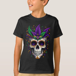 Mardi Gras Costume Sugar Skull Carnival New Orlean T-Shirt