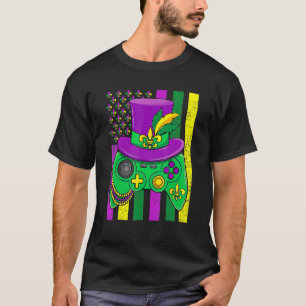 Mardi Gras Costume Video Game Jester Hat American T-Shirt