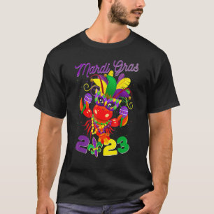Mardi Gras Crawfish 2023 Parade Carnival Fleur D T-Shirt