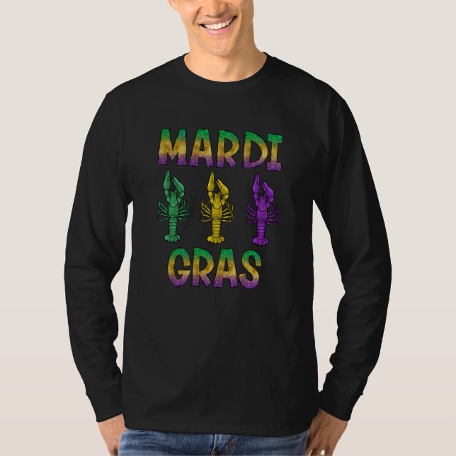 Mardi Gras Crawfish Happy Mardi Gras 2023 T-Shirt (Front)
