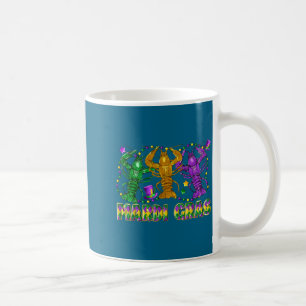 Mardi Gras Crawfish Jester Hat Bead Tee New Orlean Coffee Mug