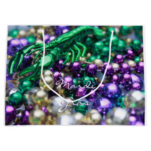 Mardi Gras Crawfish Party Favour Customise Gift Ba Large Gift Bag