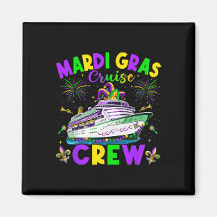 Mardi Gras Crew Jester Costume Carnival New Orlean Magnet