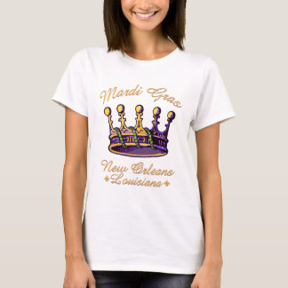 Mardi Gras Crown apparel and gifts T-Shirt