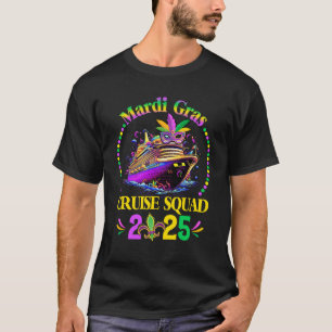 Mardi Gras Cruise 2025 Ship Family Matching Trip C T-Shirt