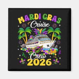 Mardi Gras Cruise 2026 Carnival New Orleans Men Wo Magnet