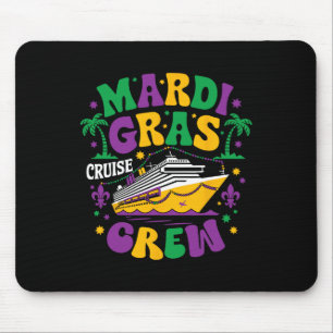 Mardi Gras Cruise Crew 2025 Trip Family Matching C Mouse Pad