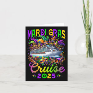 Mardi Gras Cruise Crew 2025 Trip New Orleans Famil Card