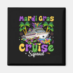 Mardi Gras Cruise Crew 2025 Trip New Orleans Famil Magnet