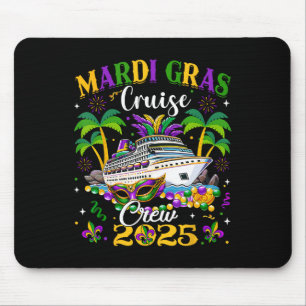 Mardi Gras Cruise Crew 2025 Trip New Orleans Famil Mouse Pad