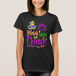 Mardi Gras Cruise Cruising Mask Cruise Ship Party T-Shirt