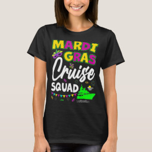 Mardi Gras Cruise Cruising Mask Cruise Ship Party T-Shirt