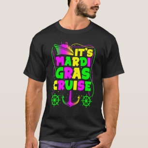 Mardi Gras Cruise Cruising Mask Cruise Ship Party T-Shirt